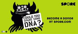 Illustration for article titled Spore Gets World's Tiniest Billboard, Requires Telescope To See